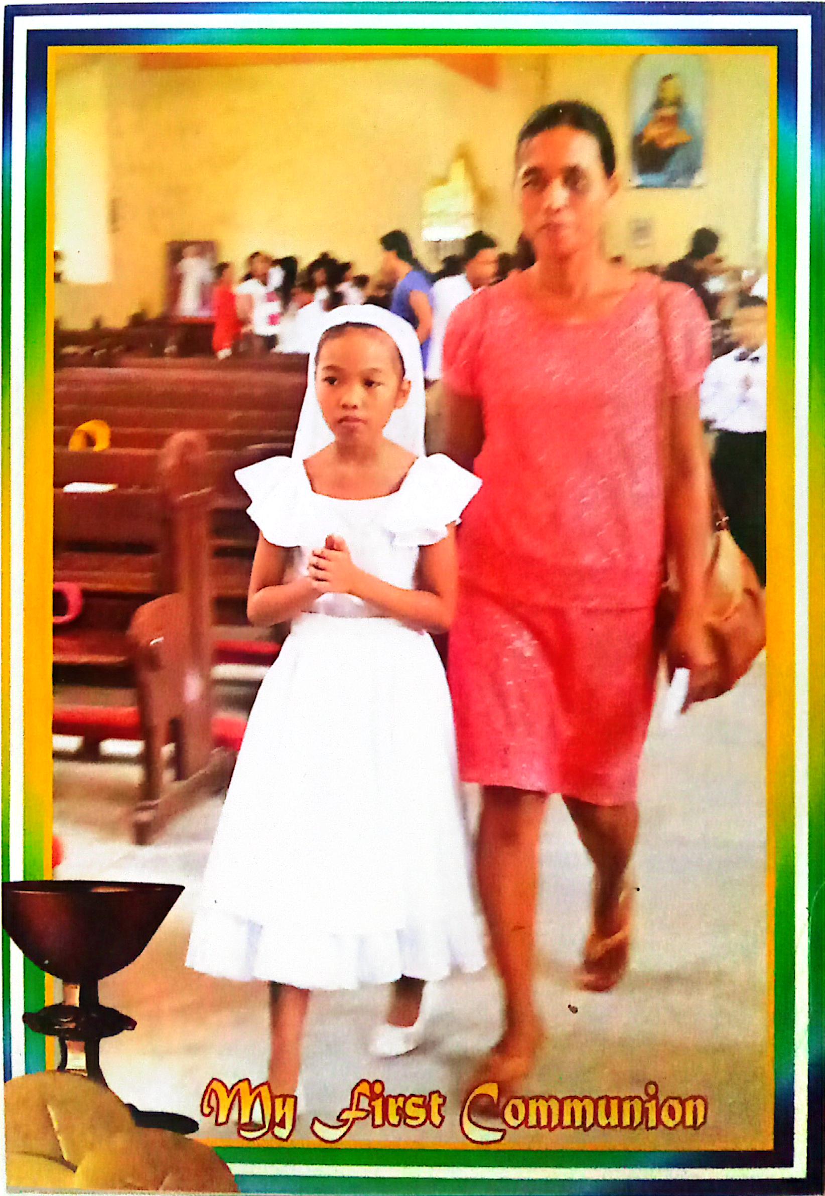 Kyla P. Verdadero's First Communion